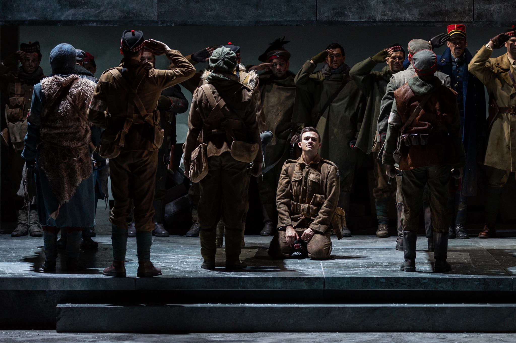 Christian Sanders as Jonathan Dale in Silent Night at Minnesota Opera